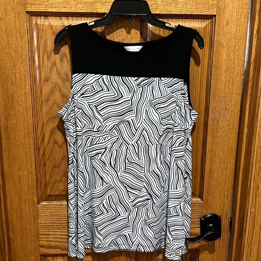 Christopher & Banks sleeveless top.  Size L